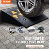 image:imageVEVOR Rubber Curb Ramp 6 Rise Height Sidewalk Threshold Ramp 146 Width 193 Length Driveway Ramp 33069 lbs Load Capacity for Curb for Forklifts Trucks Buses Cars Wheelchairs Bike4 H