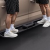image:imageVEVOR Running Boards Compatible with 20182025 Jeep Wrangler JL 4 Door 6 Inches Side Steps Black Carbon Steel Nerf Bars 550 lbs Load Capacity Wide NonSlip Hollow Surface with Rustproof Coating2225 Tundra CrewMax Cab