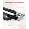 image:imageVEVOR Running Boards Compatible with 20182025 Jeep Wrangler JL 4 Door 6 Inches Side Steps Black Carbon Steel Nerf Bars 550 lbs Load Capacity Wide NonSlip Hollow Surface with Rustproof Coating1525 ColoradoCanyon Crew Cab