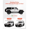 image:imageVEVOR Running Boards Compatible with 20182025 Jeep Wrangler JL 4 Door 6 Inches Side Steps Black Carbon Steel Nerf Bars 550 lbs Load Capacity Wide NonSlip Hollow Surface with Rustproof Coating1825 Jeep Wrangler JL 4 Door