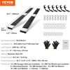 image:imageVEVOR Running Boards Compatible with 20182025 Jeep Wrangler JL 4 Door 6 Inches Side Steps Black Carbon Steel Nerf Bars 550 lbs Load Capacity Wide NonSlip Hollow Surface with Rustproof Coating1523 F150 Crew cab