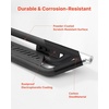 image:imageVEVOR Running Boards Compatible with 20182025 Jeep Wrangler JL 4 Door 6 Inches Side Steps Black Carbon Steel Nerf Bars 550 lbs Load Capacity Wide NonSlip Hollow Surface with Rustproof Coating2225 Tundra CrewMax Cab