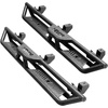 image:imageVEVOR Running Boards Compatible with 20182025 Jeep Wrangler JL 4 Door 6 Inches Side Steps Black Carbon Steel Nerf Bars 550 lbs Load Capacity Wide NonSlip Hollow Surface with Rustproof Coating1825 Jeep Wrangler JL 4 Door