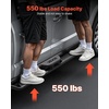 image:imageVEVOR Running Boards Compatible with 20182025 Jeep Wrangler JL 4 Door 6 Inches Side Steps Black Carbon Steel Nerf Bars 550 lbs Load Capacity Wide NonSlip Hollow Surface with Rustproof Coating1525 ColoradoCanyon Crew Cab