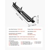 image:imageVEVOR Running Boards Compatible with 20182025 Jeep Wrangler JL 4 Door 6 Inches Side Steps Black Carbon Steel Nerf Bars 550 lbs Load Capacity Wide NonSlip Hollow Surface with Rustproof Coating1525 ColoradoCanyon Crew Cab
