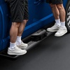 image:imageVEVOR Running Boards Compatible with 20182025 Jeep Wrangler JL 4 Door 6 Inches Side Steps Black Carbon Steel Nerf Bars 550 lbs Load Capacity Wide NonSlip Hollow Surface with Rustproof Coating0918 Ram 1500 Crew Cab