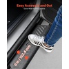 image:imageVEVOR Running Boards Compatible with 20182025 Jeep Wrangler JL 4 Door 6 Inches Side Steps Black Carbon Steel Nerf Bars 550 lbs Load Capacity Wide NonSlip Hollow Surface with Rustproof Coating2425 Tacoma Double Cab