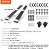 image:imageVEVOR Running Boards Compatible with 20182025 Jeep Wrangler JL 4 Door 6 Inches Side Steps Black Carbon Steel Nerf Bars 550 lbs Load Capacity Wide NonSlip Hollow Surface with Rustproof Coating0718 Silverado 1500 Crew Cab