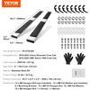 image:imageVEVOR Running Boards Compatible with 20182025 Jeep Wrangler JL 4 Door 6 Inches Side Steps Black Carbon Steel Nerf Bars 550 lbs Load Capacity Wide NonSlip Hollow Surface with Rustproof Coatingsilver