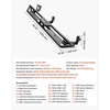 image:imageVEVOR Running Boards Compatible with 20182025 Jeep Wrangler JL 4 Door 6 Inches Side Steps Black Carbon Steel Nerf Bars 550 lbs Load Capacity Wide NonSlip Hollow Surface with Rustproof Coating0918 Ram 1500 Crew Cab