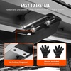 image:imageVEVOR Running Boards Compatible with 20182025 Jeep Wrangler JL 4 Door 6 Inches Side Steps Black Carbon Steel Nerf Bars 550 lbs Load Capacity Wide NonSlip Hollow Surface with Rustproof Coatingsilver