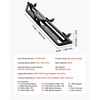 image:imageVEVOR Running Boards Compatible with 20182025 Jeep Wrangler JL 4 Door 6 Inches Side Steps Black Carbon Steel Nerf Bars 550 lbs Load Capacity Wide NonSlip Hollow Surface with Rustproof Coating0718 Jeep Wrangler JK 4 Door