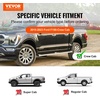 image:imageVEVOR Running Boards Compatible with 20182025 Jeep Wrangler JL 4 Door 6 Inches Side Steps Black Carbon Steel Nerf Bars 550 lbs Load Capacity Wide NonSlip Hollow Surface with Rustproof Coating1523 F150 Crew cab