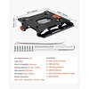 image:imageVEVOR Seat Suspension Kit Without Seat Slider Track Universal Air Ride Seat Suspension for Zero Turn Lawn Mower with Dustcover Tractor Seat Suspension Kit for Forklift BulldozersNo Slide RailSpring