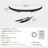 image:imageVEVOR Single Deck GT Wing Car Spoiler Adjustable Universal 534 inch Lightweight Aluminum Car Rear Spoiler WingRacing Spoiler BGWJDM DriftABS