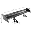 image:imageVEVOR Single Deck GT Wing Car Spoiler Adjustable Universal 534 inch Lightweight Aluminum Car Rear Spoiler WingRacing Spoiler BGWJDM DriftLong bracket