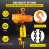 image:imageVEVOR Single Phase Electric Chain Hoist 2200Lbs 1 ton 10ft Lift Height with Electrical Hook G80 Mount Chain Hoist Double Chain with Pendant Control 110V for Logistics Factories and Agriculture2200 Lbs
