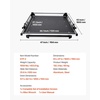 image:imageVEVOR Sliding Truck Bed Organizer 65 x 48Inch Heavy Duty Truck Bed Storage Drawer with 1000 lbs Capacity Features 6 Movable Rings for Securing 2Postion Slide Out Tray for Pickup Trucks Black63 x 47 inches