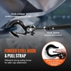 image:imageVEVOR Synthetic Winch Rope 38 Inch x 100 Feet 26500 lbs Synthetic Winch Line Cable Rope with Protective Sleeve  Forged Winch Hook  Pull Strap Universal Fit for SUV Large OffRoad Vehicle Truck12  92 FT
