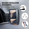 image:imageVEVOR Towing Mirrors Fit for 20042014 Ford F150 Power Heated LED Turn Signal Puddle Light Tow Mirrors Manual Controlling Telescoping Folding Black20042014
