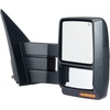 image:imageVEVOR Towing Mirrors Fit for 20042014 Ford F150 Power Heated LED Turn Signal Puddle Light Tow Mirrors Manual Controlling Telescoping Folding Black20042014