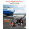 image:imageVEVOR Trailer Dolly 1500lbs Tongue Weight Capacity 2 in 1 Trailer Mover with 2 in Ball 16 in Pneumatic Tires and Universal Wheel Portable Tow Dolly for Moving Car RV Trailers