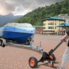 image:imageVEVOR Trailer Dolly 1500lbs Tongue Weight Capacity 2 in 1 Trailer Mover with 2 in Ball 16 in Pneumatic Tires and Universal Wheel Portable Tow Dolly for Moving Car RV Trailers