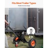 image:imageVEVOR Trailer Dolly 1500lbs Tongue Weight Capacity 2 in 1 Trailer Mover with 2 in Ball 16 in Pneumatic Tires and Universal Wheel Portable Tow Dolly for Moving Car RV Trailers