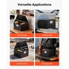 image:imageVEVOR Trailer Tongue Box Heavy Duty Trailer Tongue Tool Box Storage Organizer with Lock amp Keys Utility Tool Chest for Pickup Truck Bed RV SUV OffRoad Vehicle Steel 49 x 139 x 18526 Silver