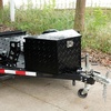 image:imageVEVOR Trailer Tongue Box Heavy Duty Trailer Tongue Tool Box Storage Organizer with Lock amp Keys Utility Tool Chest for Pickup Truck Bed RV SUV OffRoad Vehicle Steel 49 x 139 x 18539 Black