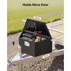 image:imageVEVOR Trailer Tongue Box Heavy Duty Trailer Tongue Tool Box Storage Organizer with Lock amp Keys Utility Tool Chest for Pickup Truck Bed RV SUV OffRoad Vehicle Steel 49 x 139 x 18526 Silver