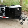 image:imageVEVOR Trailer Tongue Box Heavy Duty Trailer Tongue Tool Box Storage Organizer with Lock amp Keys Utility Tool Chest for Pickup Truck Bed RV SUV OffRoad Vehicle Steel 49 x 139 x 18533 Black