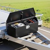 image:imageVEVOR Trailer Tongue Box Heavy Duty Trailer Tongue Tool Box Storage Organizer with Lock amp Keys Utility Tool Chest for Pickup Truck Bed RV SUV OffRoad Vehicle Steel 49 x 139 x 18536 Black with upgraded lock