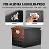 image:imageVEVOR Trailer Tongue Box Heavy Duty Trailer Tongue Tool Box Storage Organizer with Lock amp Keys Utility Tool Chest for Pickup Truck Bed RV SUV OffRoad Vehicle Steel 49 x 139 x 18533 Black