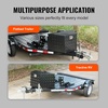 image:imageVEVOR Trailer Tongue Box Heavy Duty Trailer Tongue Tool Box Storage Organizer with Lock amp Keys Utility Tool Chest for Pickup Truck Bed RV SUV OffRoad Vehicle Steel 49 x 139 x 18539 Black