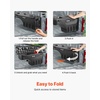 image:imageVEVOR Truck Bed Storage Box Lockable Lid Waterproof ABS Wheel Well Tool Box 66 Gal20 L Compatible with Chevrolet Silverado 1500 GMC Sierra 1500 20192020 Driver Side BlackPassenger Side