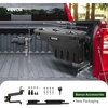 image:imageVEVOR Truck Bed Storage Box Lockable Lid Waterproof ABS Wheel Well Tool Box 66 Gal20 L Compatible with Chevrolet Silverado 1500 GMC Sierra 1500 20192020 Driver Side BlackPassenger Side