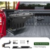 image:imageVEVOR Truck Bed Storage Box Lockable Lid Waterproof ABS Wheel Well Tool Box 66 Gal20 L Compatible with Chevrolet Silverado 1500 GMC Sierra 1500 20192020 Driver Side BlackDriver Side