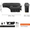 image:imageVEVOR Truck Bed Storage Box Lockable Lid Waterproof ABS Wheel Well Tool Box 66 Gal20 L Compatible with Chevrolet Silverado 1500 GMC Sierra 1500 20192020 Driver Side BlackPassenger Side