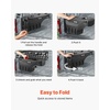 image:imageVEVOR Truck Bed Storage Box Lockable Lid Waterproof ABS Wheel Well Tool Box 66 Gal20 L Compatible with Chevrolet Silverado 1500 GMC Sierra 1500 20192020 Driver Side BlackDriver Side