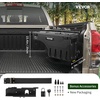 image:imageVEVOR Truck Bed Storage Box Lockable Lid Waterproof ABS Wheel Well Tool Box 66 Gal20 L Compatible with Chevrolet Silverado 1500 GMC Sierra 1500 20192020 Driver Side BlackPassenger Side