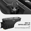 image:imageVEVOR Truck Bed Storage Box Lockable Lid Waterproof ABS Wheel Well Tool Box 66 Gal20 L Compatible with Chevrolet Silverado 1500 GMC Sierra 1500 20192020 Driver Side BlackDriver Side