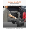 image:imageVEVOR Truck Bed Storage Box Lockable Lid Waterproof ABS Wheel Well Tool Box 66 Gal20 L Compatible with Chevrolet Silverado 1500 GMC Sierra 1500 20192020 Driver Side BlackPassenger Side