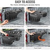 image:imageVEVOR Truck Bed Storage Box Lockable Lid Waterproof ABS Wheel Well Tool Box 66 Gal20 L Compatible with Chevrolet Silverado 1500 GMC Sierra 1500 20192020 Driver Side BlackDriver Side