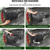 image:imageVEVOR Truck Bed Storage Box Lockable Lid Waterproof ABS Wheel Well Tool Box 66 Gal20 L Compatible with Chevrolet Silverado 1500 GMC Sierra 1500 20192020 Driver Side BlackDriver Side