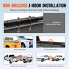 image:imageVEVOR Truck Ladder Rack 1000 LBS  454 KG Strong Capacity Truck Racks NonDrillingDrilling Installation for Long or Heavy Cargo 43363 inch Adjustable Width for Kayak Ladder Surfboard LumberTruck Ladder Rack
