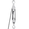 image:imageVEVOR Twin Sheave Block and Tackle 12 in x 100 ft Twin Sheave Block with Braid Rope 3035 KN 66007705 lbs Double Pulley Rigging023 x 100