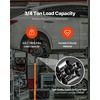 image:imageVEVOR Underhoist Support Stand 34 Ton Capacity Under Hoist Jack Stand Lifting from 384 to 754 in Bearing Mounted Spin Handle SelfLocking Threaded Screw Two Wheels Support Vehicle Components