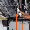 image:imageVEVOR Underhoist Support Stand 34 Ton Capacity Under Hoist Jack Stand Lifting from 384 to 754 in Bearing Mounted Spin Handle SelfLocking Threaded Screw Two Wheels Support Vehicle Components