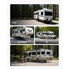image:imageVEVOR Universal RV Stabilizer RV Bumper Stabilizer for Trailers Campers Fifth Wheel Compact Foldable Design for Easy Storage Adjustable Height from 12 inch to 28 inch Reduces RV Wobble 2PCS2 Pack